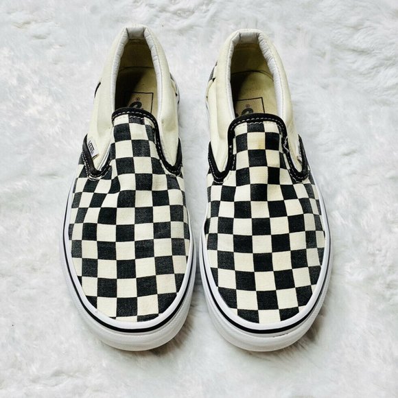 Vans Shoes - Vans Authentic W 6.5 M 5 Black White Checkerboard